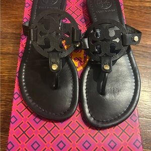 Tory Burch Miller Black Sandals